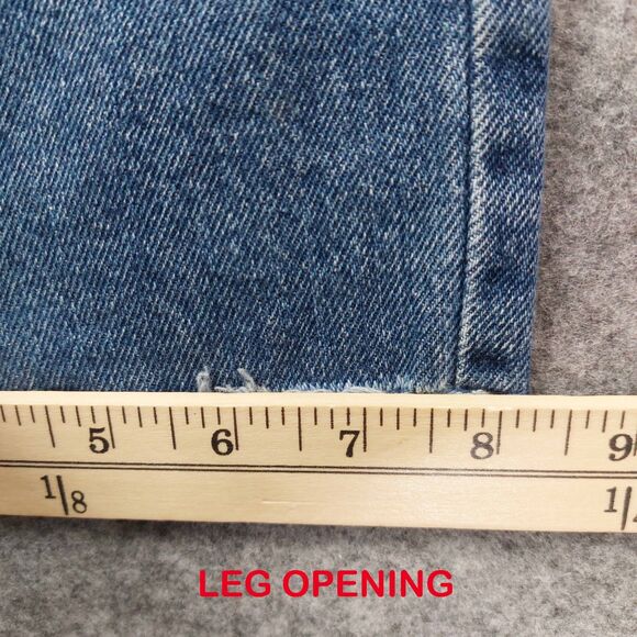 Vanilla Star 90s Boyfriend Jeans Women’s Size 17 High Rise Distressed Ripped Y2K - Picture 7 of 12